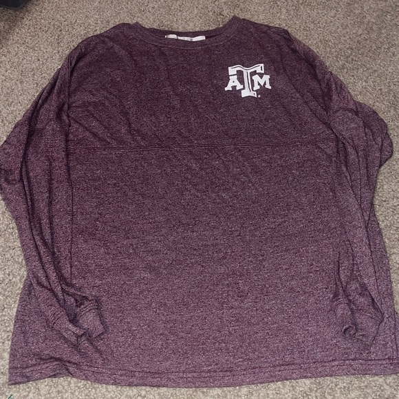Texas A&M Maroon Crewneck Sweatshirt with Logo and words across back - Picture 6 of 6